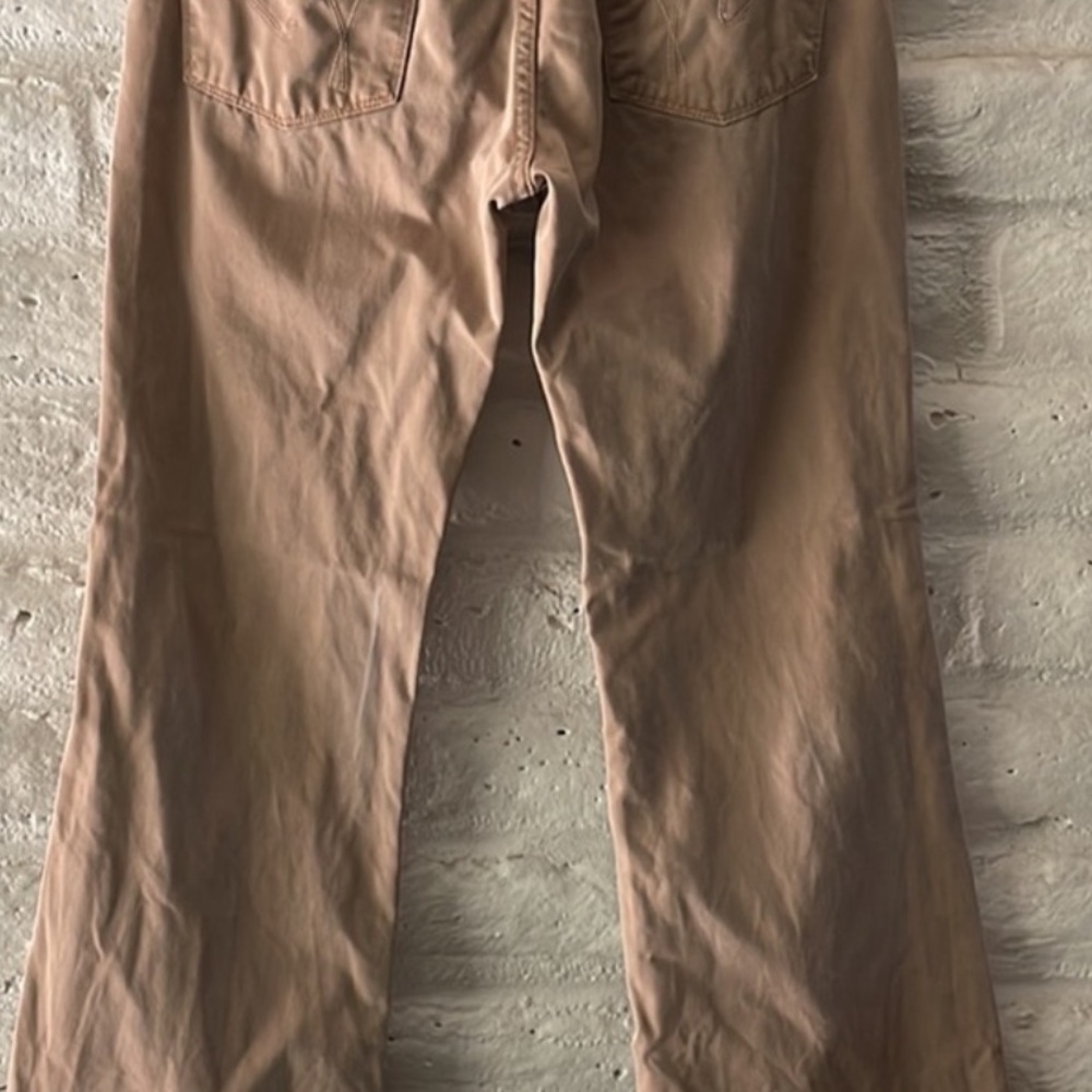 Citizens of Humanity “Ingrid” khaki low rise flare jeans - Picture 3 of 4